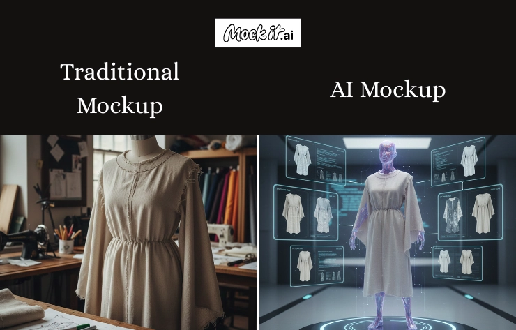 Traditional vs AI Mockup: Cost, Quality & Efficiency Comparison