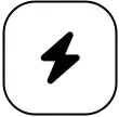 Speed icon, representing fast delivery.