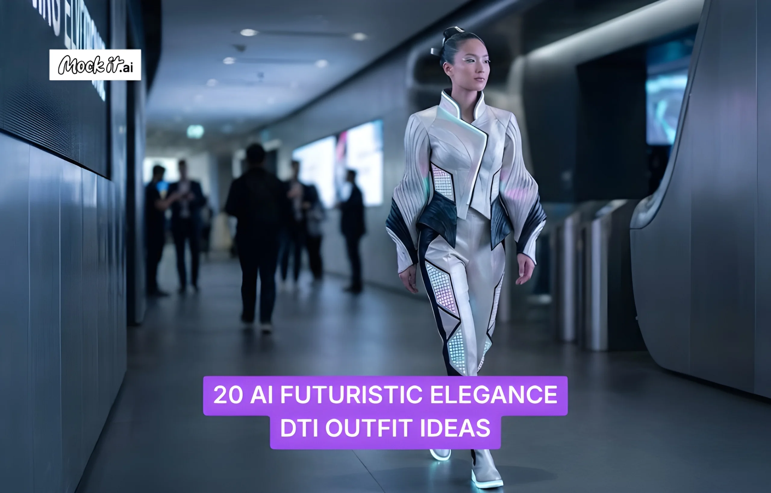 20 AI Futuristic Elegance DTI Outfit
