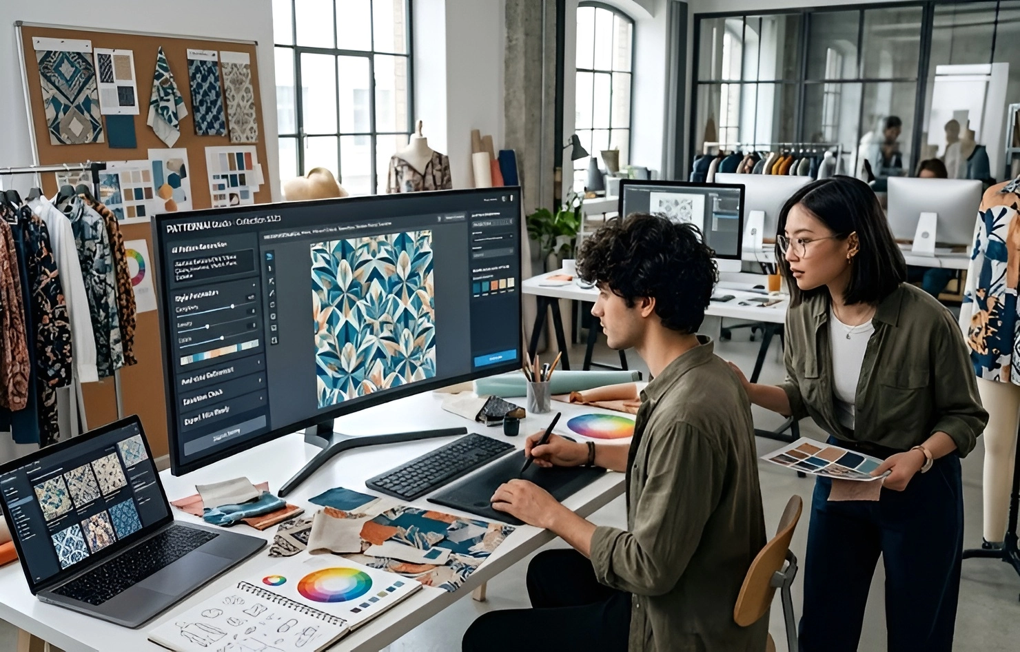 You said AI generated design and pattern creation