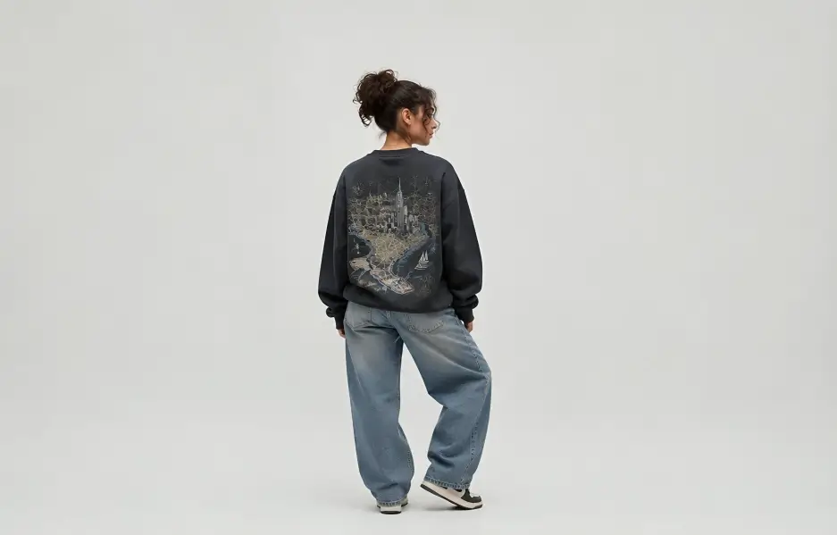 Modern souvenir map sweatshirt designs