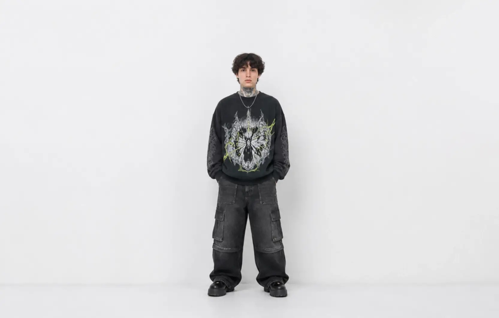 high-contrast streetwear sweatshirt graphic designs