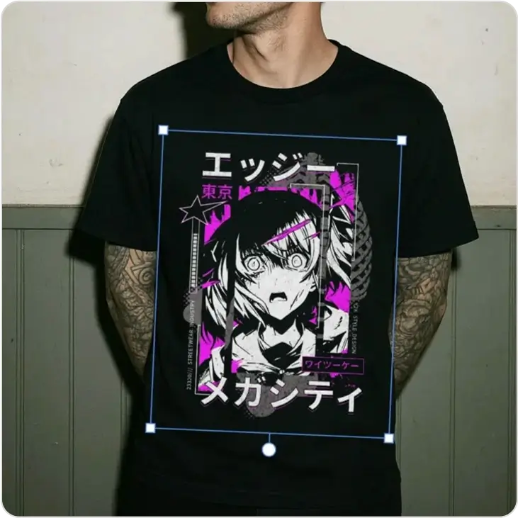 AI clothing mockup generator example