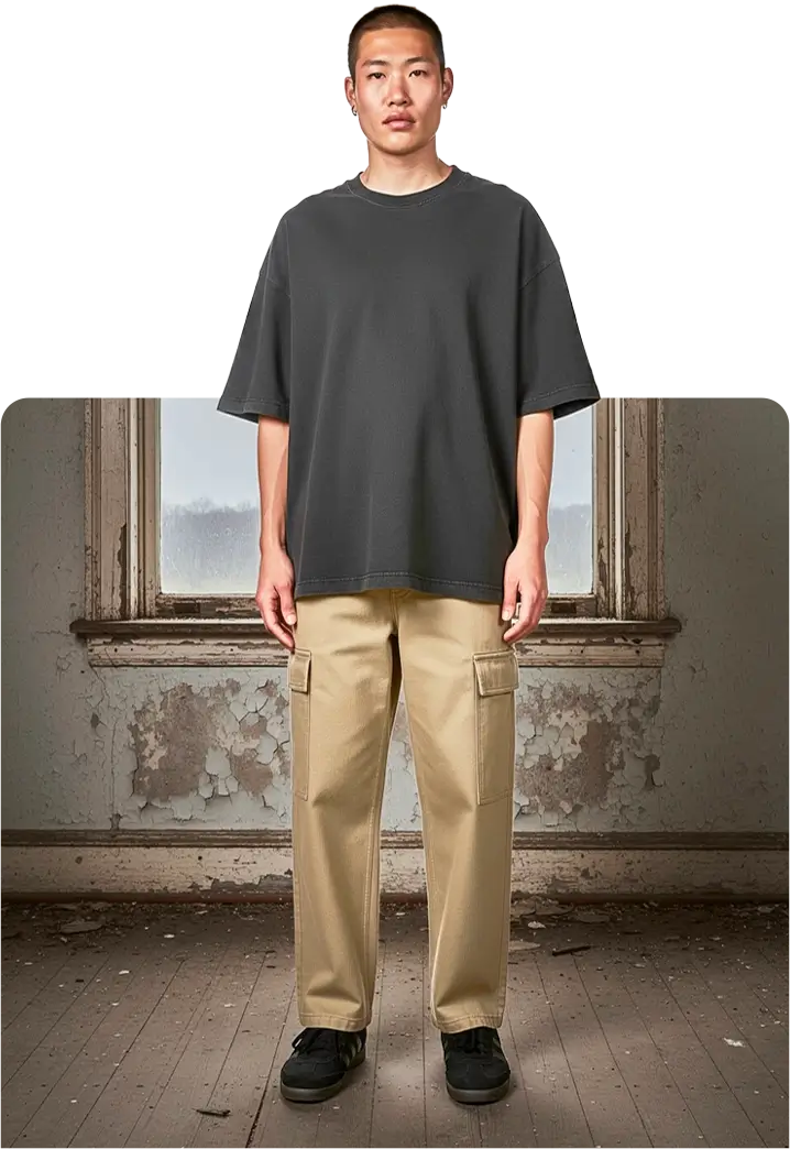 Create the location step showing a model in an interior location